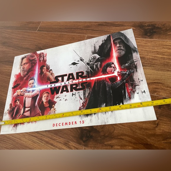 Two Star Wars The Last Jedi movie posters - Picture 2 of 5
